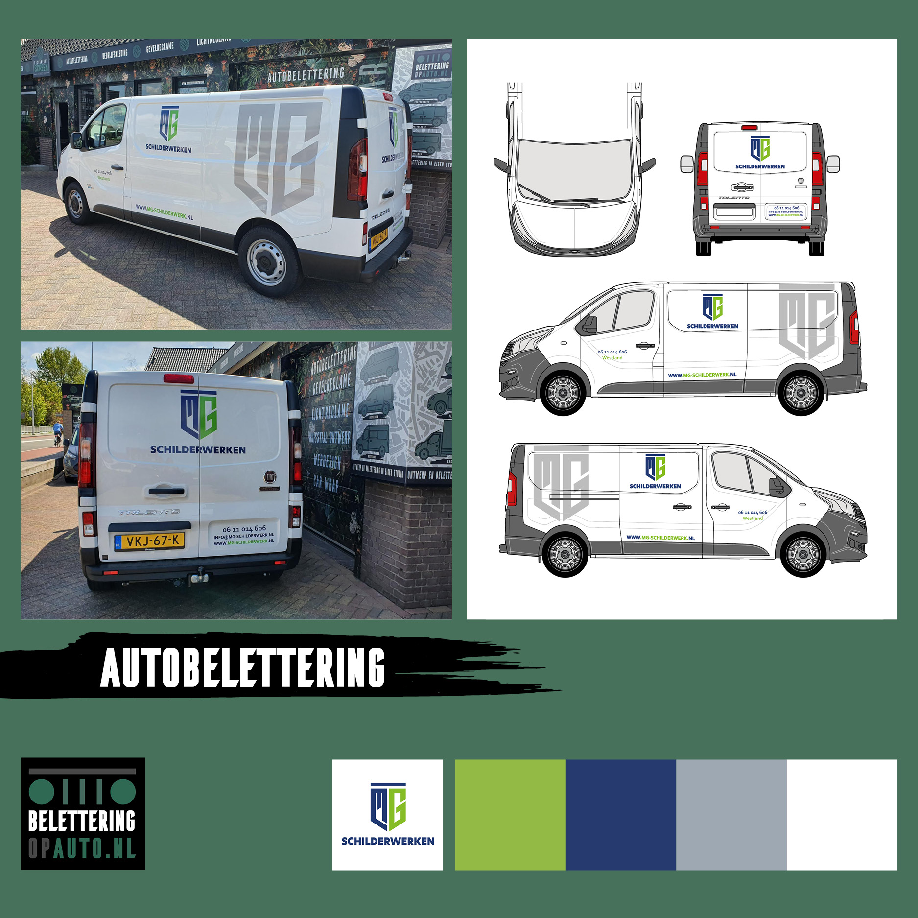 MG Schilderwerken - beletteringopauto