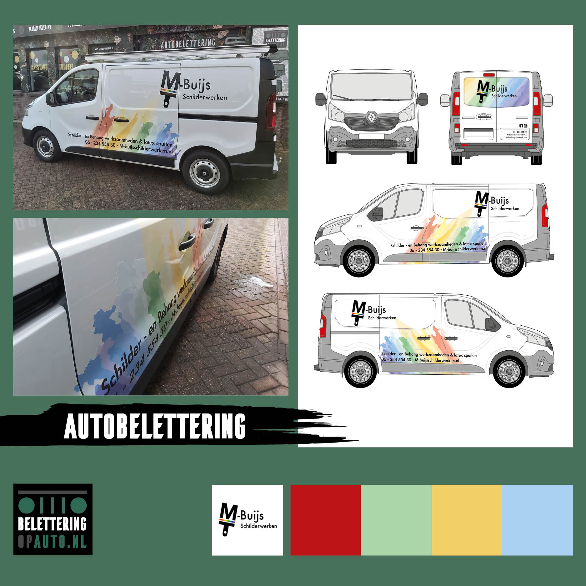 M. Buijs - beletteringopauto