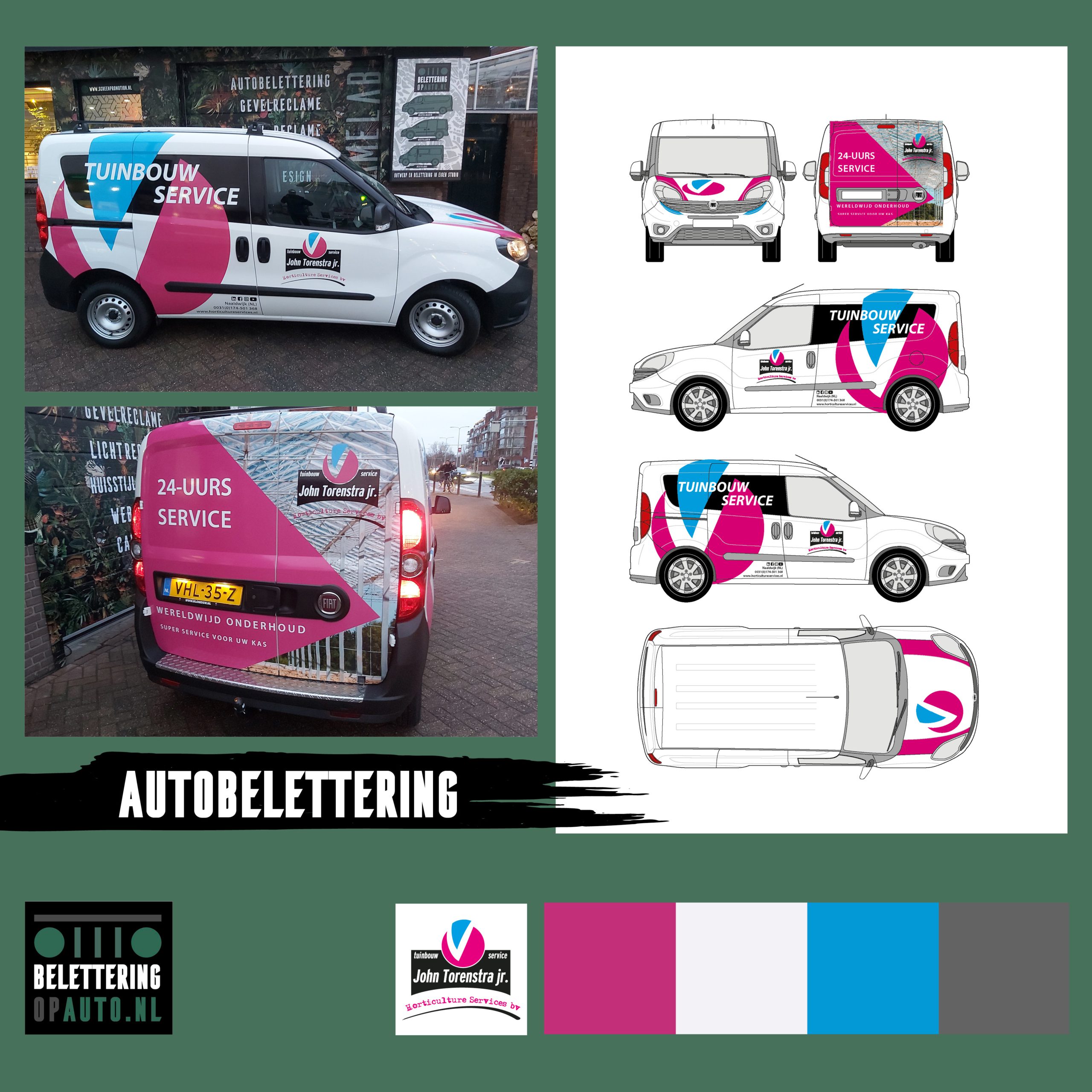 Visual-torensta-autobelettering