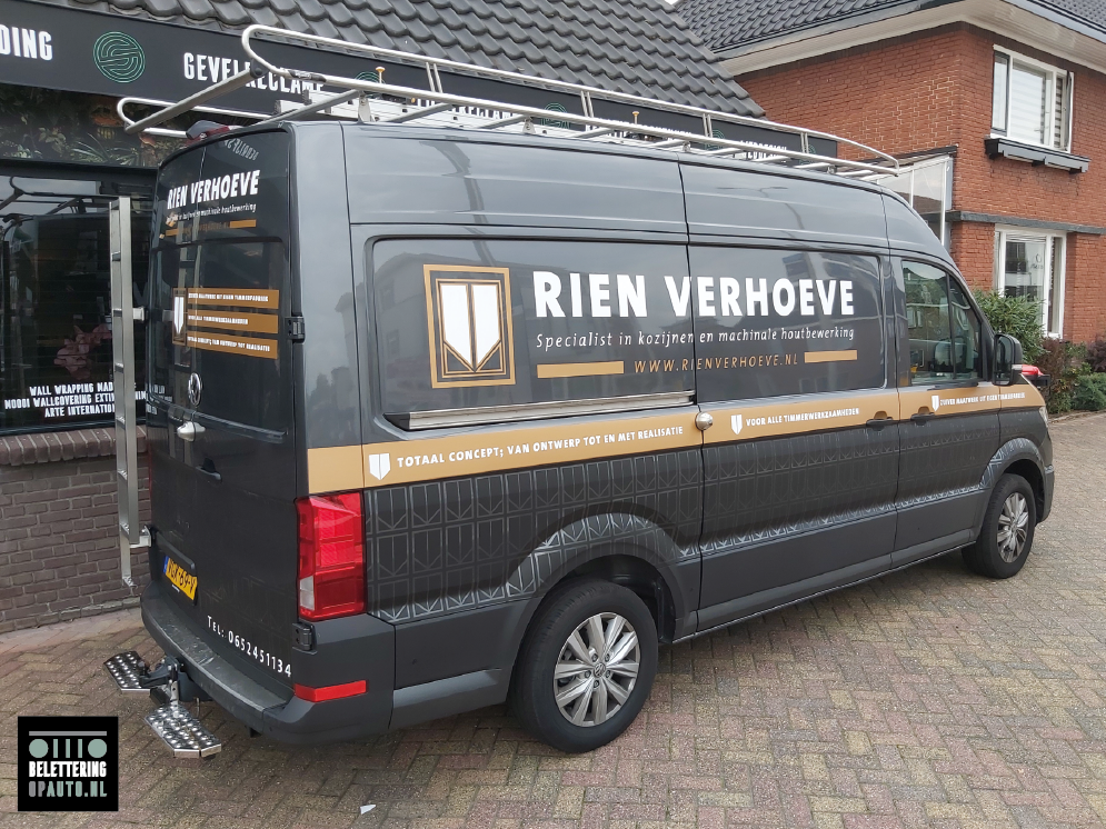Bestelwagen autobelettering